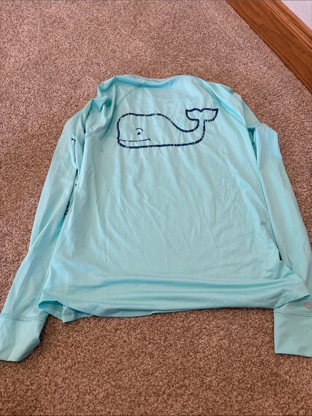 Vineyard Vines Men’s Long-Sleeve Rash Guard - Aqua